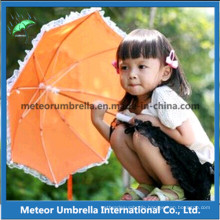 Fancy Eco Friendly Safety Flower Lace Board Children Kids Umbrella